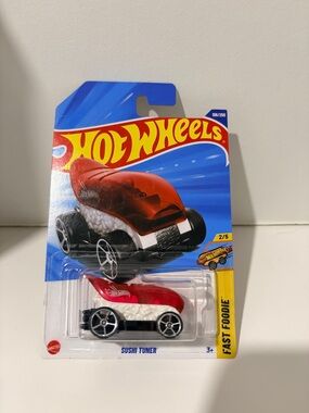 Hot Wheels 🔥 Sushi Tuner Kids Toy Car - Red & White